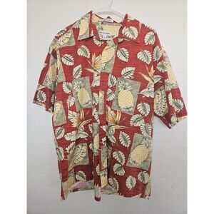 Pierre Cardin Men's XL Hawaiian Short Sleeve Button Down Shirt